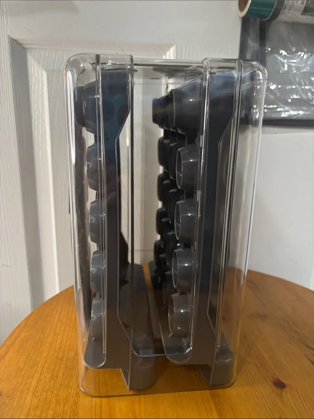 Phantom Chef Double Layer 40-Count Egg Holder - Gray NWT